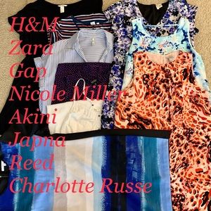 BUNDLE 9👗knee and above knee dresses in size M.